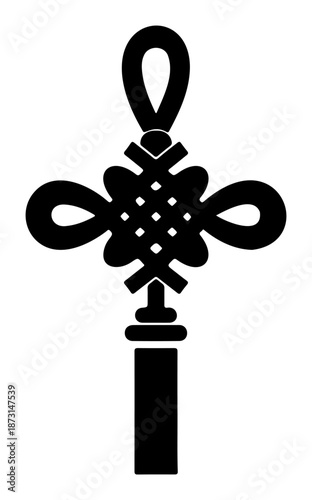 Chinese New Year Metal kitchen tongs silhouette for cooking tool