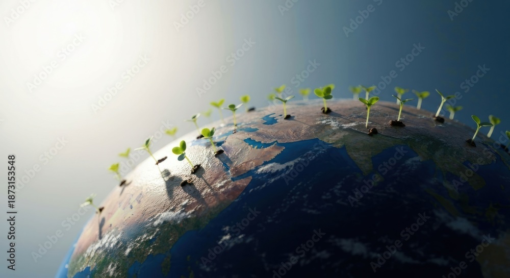 Fototapeta premium Sprout Earth