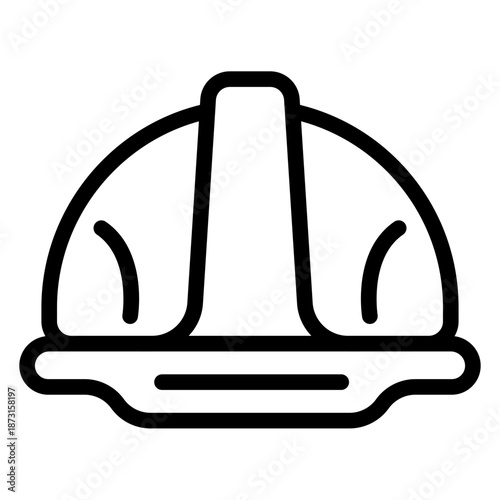 Engineer cap icon vector illustration