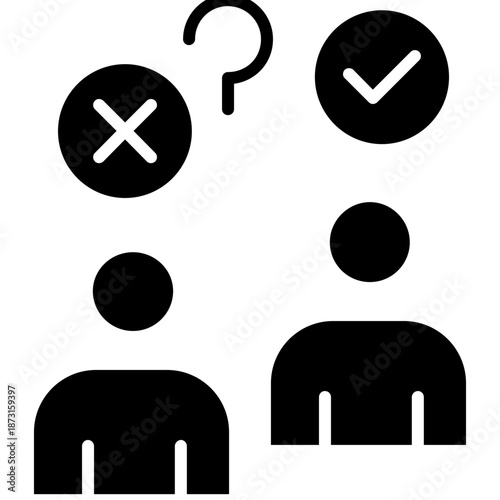 Net promoter score symbols Icon