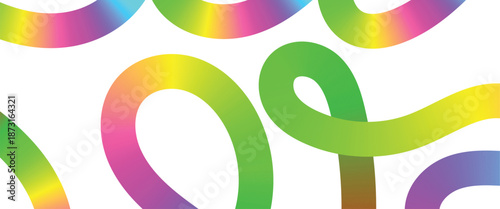  colorful gradient line   gradient color shapes pattern with bold wave lines Colorful gradient organic line elements collection colorful gradient wave ribbon design.