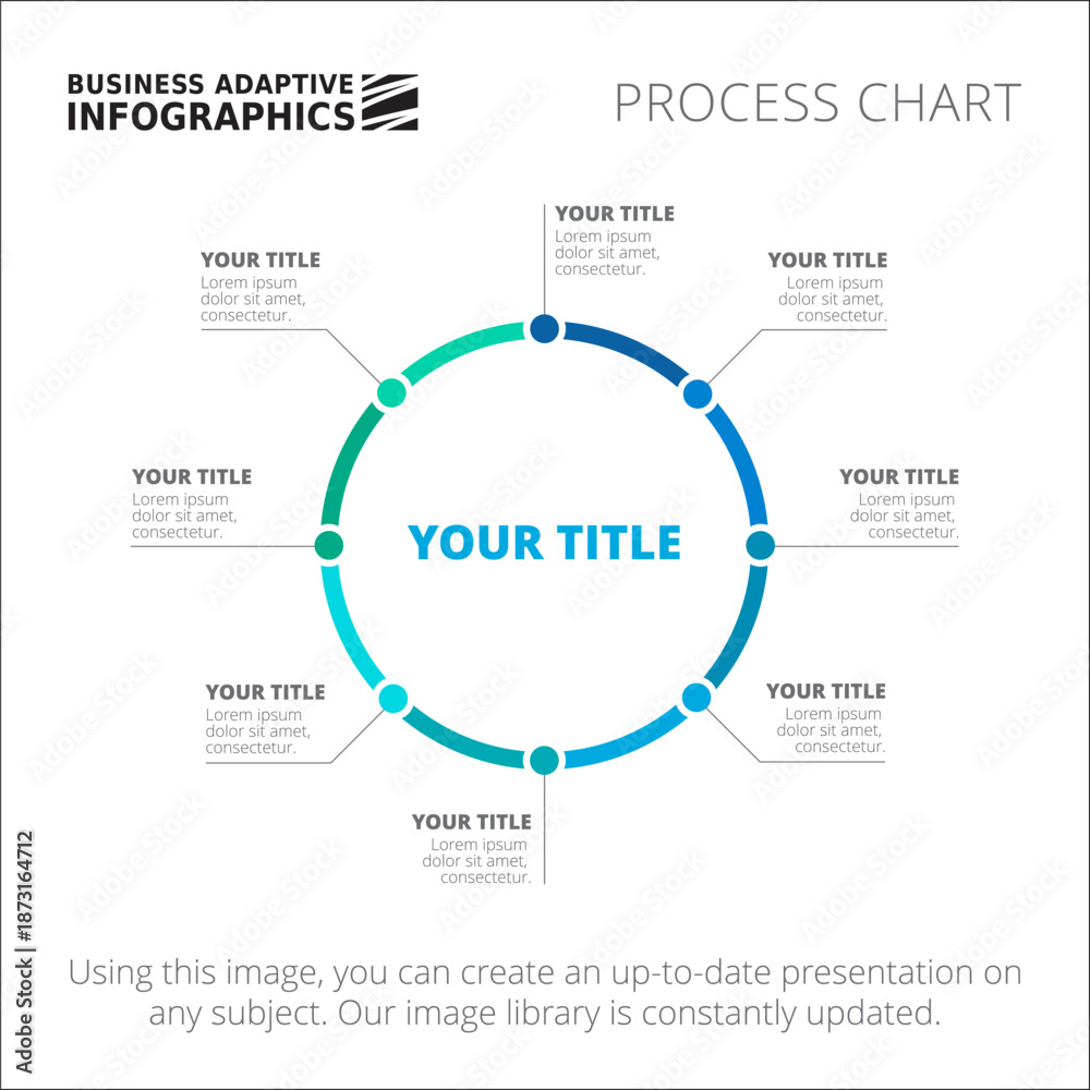 Fototapeta premium Process chart 5
