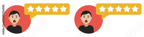 bad review negative feedback icon