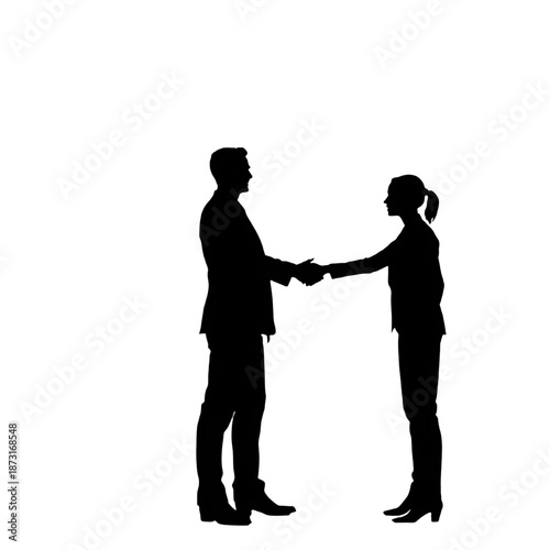 business people shaking hands