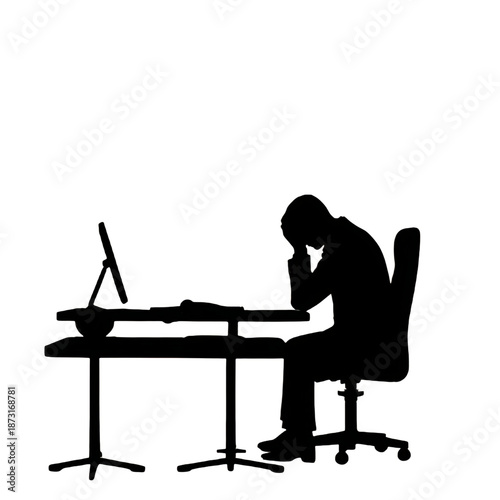 silhouette of a woman playing a piano