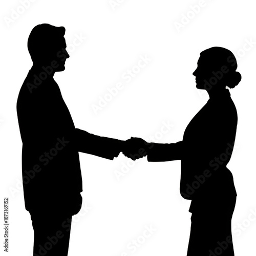 two businessmen shaking hands