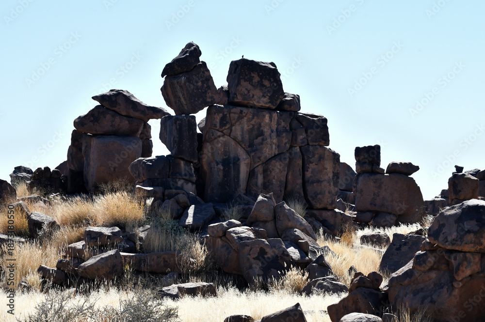 Foto Rock formation Giants Playground Namibia