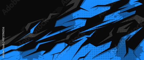 car livery graphic vector with exclusive colors. abstract grunge background design for vehicle vinyl wrap and sports car, racing car, jersey, and banner