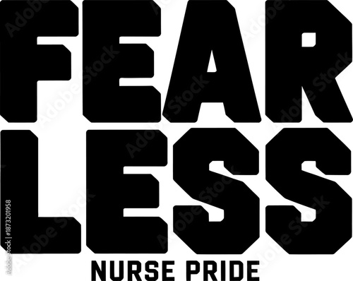 Black bold letters spelling F N P- B C with nurse pride underneath