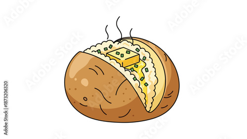 Abstract illustration of a segmented fruit. This detailed graphic showcases a radial design with a central core and textured internal patterns,