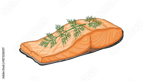 A detailed vector depiction of a single fresh cassava root, displaying its rustic brown outer skin and the nutritious white starchy interior, a