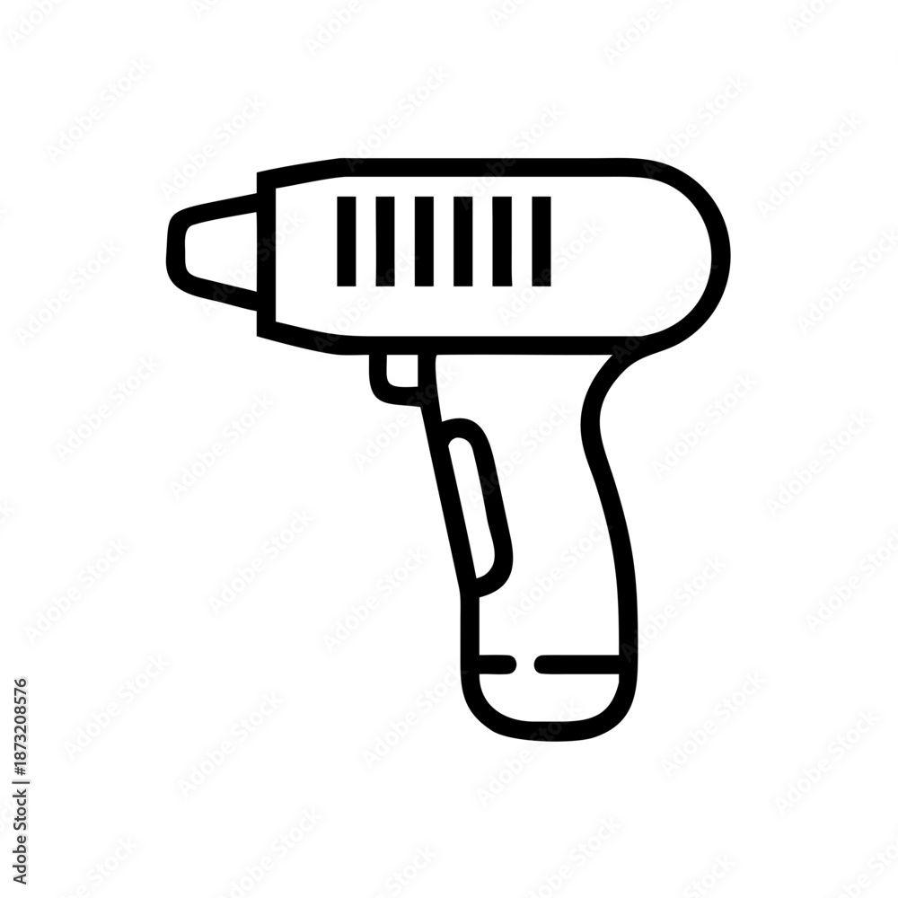 Obraz premium hair dryer vector