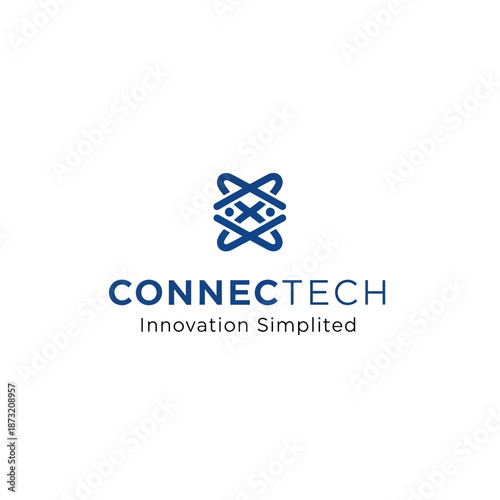 Connect Tech Logo Innovation Simplified Design.