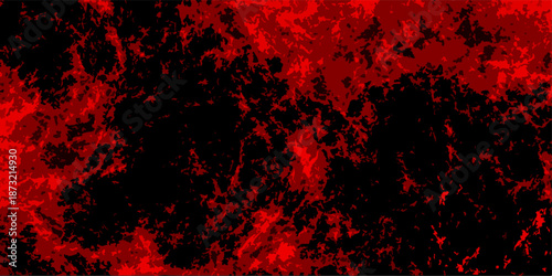 Red marble with rusty texture wall for decoration old red background texture. Red grunge powder explosion cloud on black background. Abstract fire flame red fantasy grunge texture background.