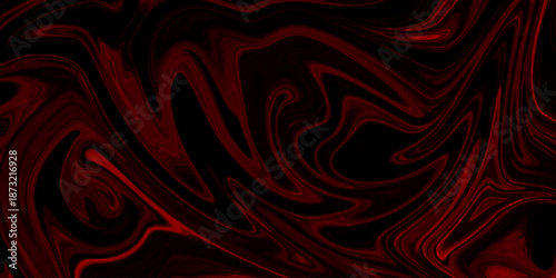 Abstract background of dark red liquid marble surface liner design. marble liquid ink texture. ink backdrop with wavy pattern. liquify swirl dark red and black colour art.