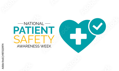 Free Download Patient Safety Awareness Week is observed annually in March to highlight the importance of safe care and harm prevention in healthcare. Design for banner, cards, prints, social media, poster, design. - GFXLoad