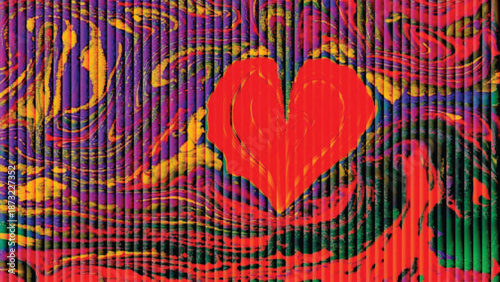 A conceptual representation of a vector file format in text form on a simple background