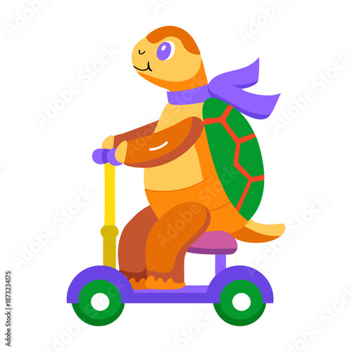 A flat style icon showing an automatic feeder  
