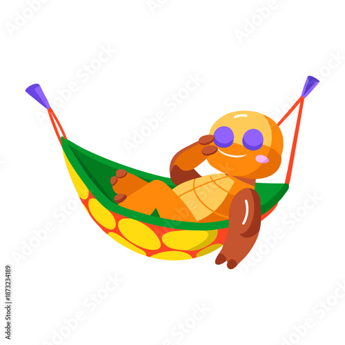 A flat style icon showing an automatic feeder  
