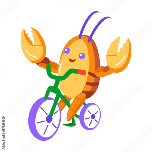 A flat style icon showing an automatic feeder  
