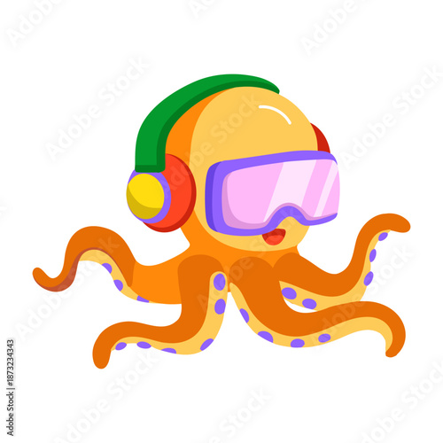 A flat style icon showing an automatic feeder  
