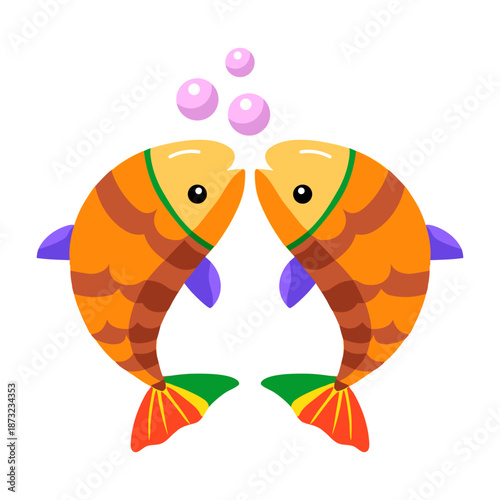 A flat style icon showing an automatic feeder  
