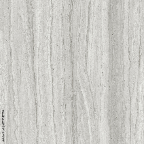 Tableau sur toile Light grey travertine marble texture background