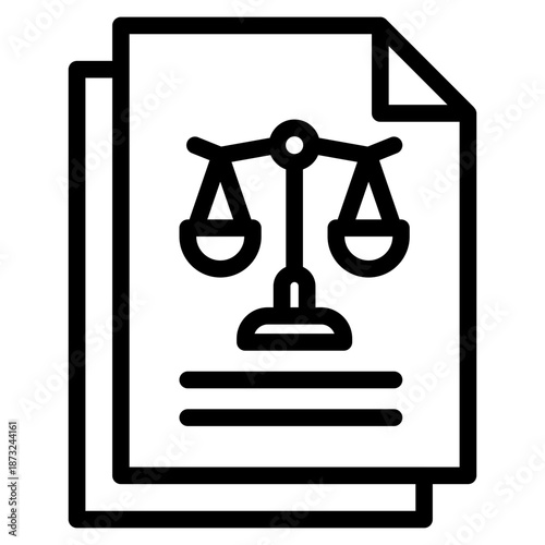 Law violation icon in vector illustration
