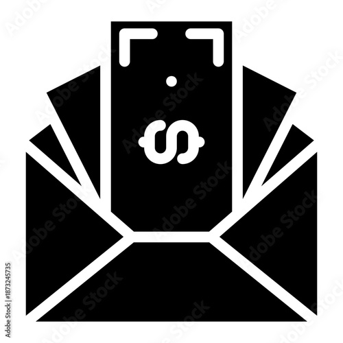 Corruption icon glyph style vector illustration