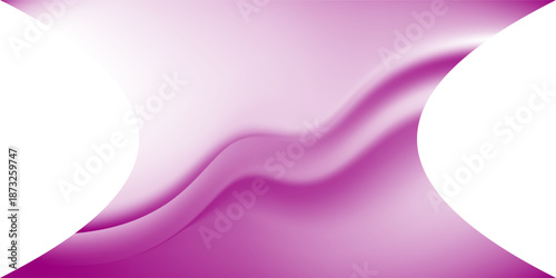 abstract background with waves of of pink silk vector modern