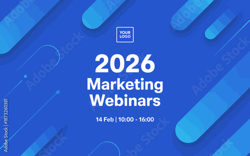 2026 Marketing Webinars Event Announcement Banner