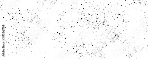 Speckle grain dot texture with distress noise effect. White paper grunge pattern with dust, grit, and dirt overlay. Vector illustration