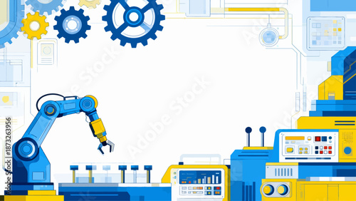 Industrial robotic arm and machinery