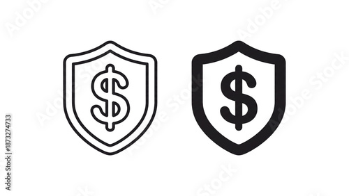 Free Download Financial Protection Icon Isolated Transparent Background, Money Insurance and Secure Asset Coverage Symbol, PNG - GFXLoad