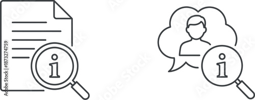 Information search through document and person