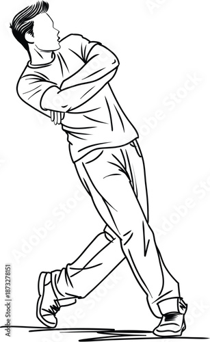 Hip Hop Dancer Performing Stylish Standing Pose