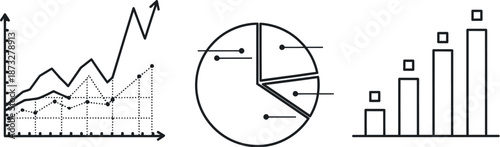 Data visualization through various charts and graphs