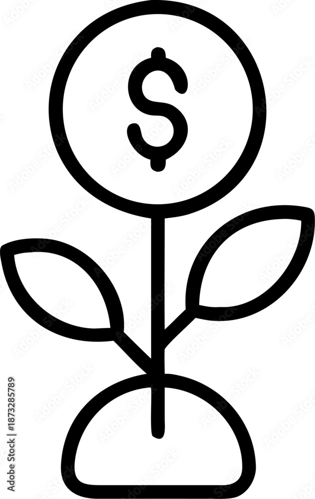 Fototapeta premium profit, profit icon, money icon, finance icon, growth icon, investment icon, wallet icon, income icon, savings icon, 