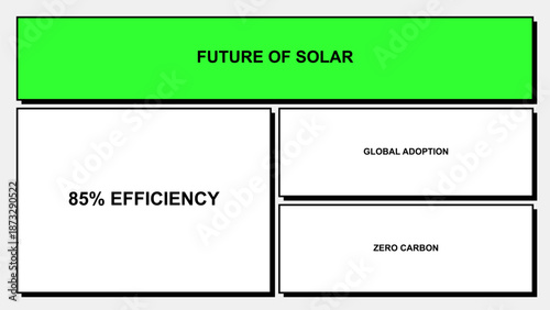 Future of Solar Panels with High Efficiency and Zero Carbon Emissions in Modern Green Technology for Renewable Energy