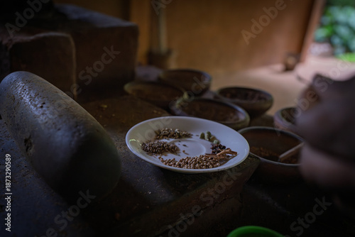 Curry making in Sri Lanka