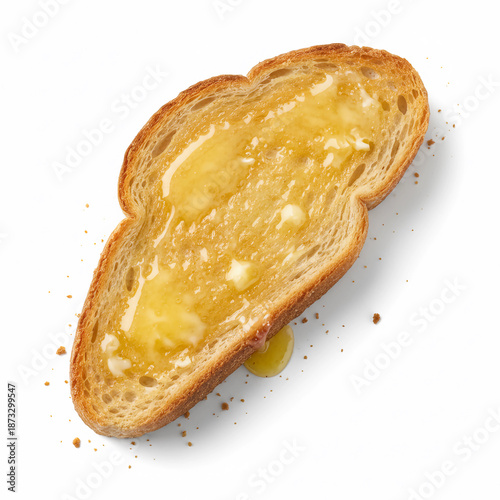Butter Toast white background.