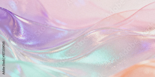 Quadro em tela an abstract background featuring swirling iridescent colors of lavender peach te