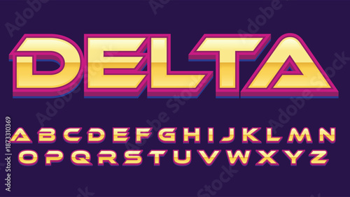 Retro 80s Synthwave Text Effect