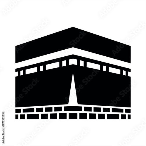 The kaaba in Mecca Vector