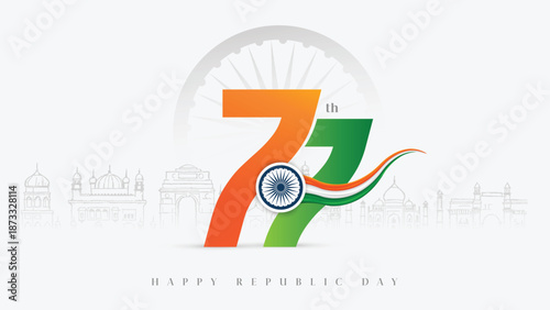 77th Republic Day Design