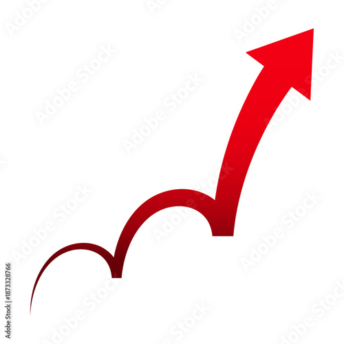 三段ジャンプアップ矢印