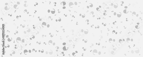 Question mark seamless pattern. Repeating interrogation patern. Hand drawn black simple icon on white sample background.