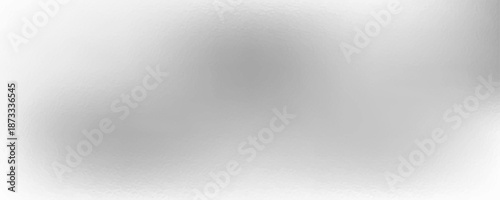Silver gradient background. Foil paper, glitter effect. Chrome metal grey pattern. Gradation noise texture. Vector abstract illustration