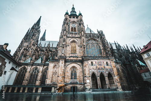 Photography St Vitus Cathedral, Prague Castle.  Prague, Czech Republic