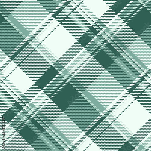 November textile seamless tartan, man pattern fabric vector. Usa background plaid texture check in mint cream and teal colors.